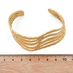 304 Stainless Steel Cuff Bangles&nbsp;BJEW-B108-12G