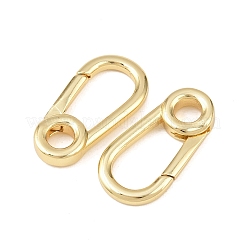 Brass Spring Gate Rings&nbsp;KK-P339-02G