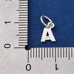 925 Sterling Silver Letter Charms&nbsp;LS-STER-C012-01S-A