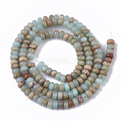 Natural Aqua Terra Jasper Beads Strands&nbsp;G-S366-013A