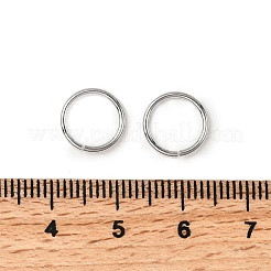 Brass Open Jump Rings&nbsp;KK-B147-03I-P