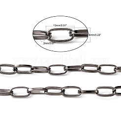 Iron Paperclip Chains&nbsp;X-CH-R025-13x6mm-B