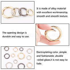 Alloy Spring Gate Ring&nbsp;PALLOY-PH0013-31