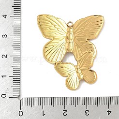 304 Stainless Steel Pendants&nbsp;STAS-L293-15B-G