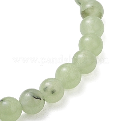 Natural Prehnite Beads Stretch Bracelets for Women&nbsp;BJEW-JB13197