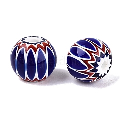 Handmade Millefiori Glass Round Beads&nbsp;LA-N002-10B