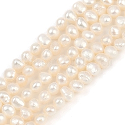 Natural Cultured Freshwater Pearl Beads Strands&nbsp;PEAR-P064-19D-08E