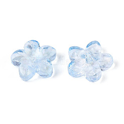 Baking Paint Transparent Glass Beads&nbsp;DGLA-N014-08A-08