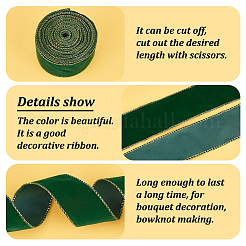 10 Yards Single Face Velvet Ribbon&nbsp;OCOR-WH0092-39A