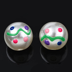 ABS Plastic Imitation Pearl Beads&nbsp;KY-N015-95