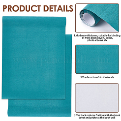 5 Sheets 5 Colors Faux Suede Book Covers&nbsp;DIY-CP0011-16B