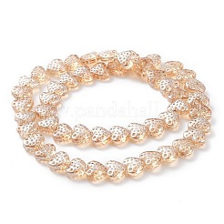 Electroplate Transparent Glass Beads Strands&nbsp;EGLA-R114-02A-PL02