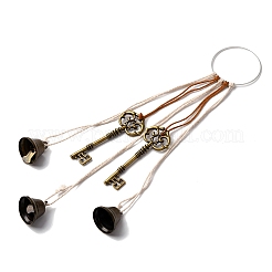 4Pcs 4 Style Iron Witch Bells Pendant Decorations&nbsp;HJEW-OC0001-15