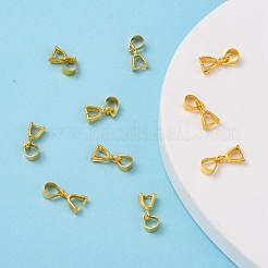 Brass Ice Pick Pinch Bails&nbsp;X-KK-KK06-G