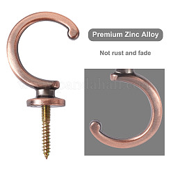 16Pcs 2 Style Zinc Alloy Hook Hanger&nbsp;FIND-SW0001-04R