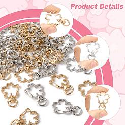 40Pcs 2 Colors Alloy Swivel Snap Hook Clasps&nbsp;FIND-FS0004-73D