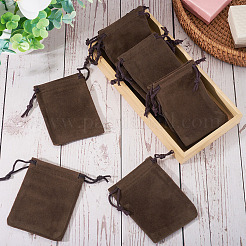 20Pcs Rectangle Velvet Drawstring Pouches&nbsp;TP-TA0001-04B
