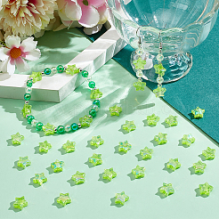 300Pcs Eco-Friendly Transparent Acrylic Beads&nbsp;OACR-SC0001-68B