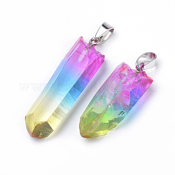 Natural Crystal Pendants&nbsp;G-R443-15E