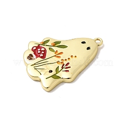 Brass Enamel Pendants&nbsp;KK-L258-09B