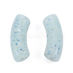 Marbled Stone Style Opaque Acrylic Beads&nbsp;X-OACR-G009-04B