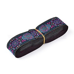 Ethnic Style Embroidery Polyester Ribbon&nbsp;SRIB-WH0007-02D