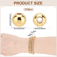 Brass Beads&nbsp;KK-PH0036-68G