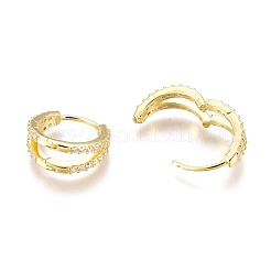 925 Sterling Silver Hoop Earrings&nbsp;EJEW-AA00271-17G