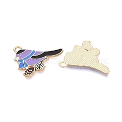 Alloy with Enamel Pendants&nbsp;PALLOY-Q467-03G-04