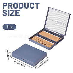 ABS Plastic Microscope Slide Storage Boxes&nbsp;AJEW-WH0766-55B