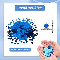 100G PE Paillette/Sequin Confetti&nbsp;DIY-SP0005-41B