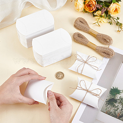 100Pcs Cardboard Paper Candy Pillow Gift Boxes&nbsp;CON-BC0008-15B