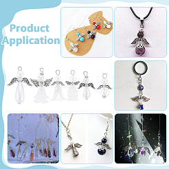48Pcs 6 Styles Acrylic Pendants&nbsp;PALLOY-PH01811