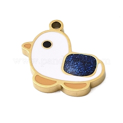 304 Stainless Steel Enamel Charms&nbsp;STAS-I336-08G