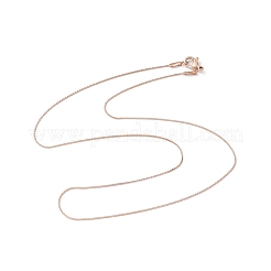 Ion Plating(IP) 304 Stainless Steel Serpentine Chain Necklace for Men Women&nbsp;NJEW-G076-01B-RG