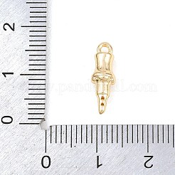 Brass Micro Pave Cubic Zirconia Pendants&nbsp;KK-A283-02C-G
