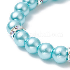 Glass Imitation Pearl Beaded Bracelets&nbsp;BJEW-JB09367