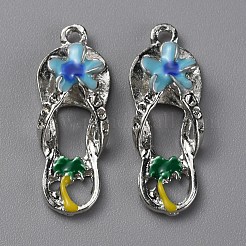 Alloy Enamel Pendants&nbsp;FIND-WH0129-39C