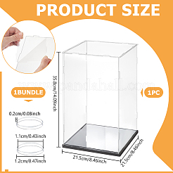 Organic Plastic High Penetration Plate and Bottom Late PVC Expansion Sheet Storag Box&nbsp;AJEW-WH0650-43D