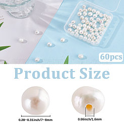 60Pcs Natural Cultured Freshwater Pearl Beads&nbsp;PEAR-PA0001-03