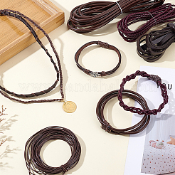 4 Styles Braided Cowhide Leather Cord&nbsp;WL-PH0024-26A