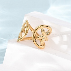 304 Stainless Steel Cuff Rings for Women&nbsp;SA-CBA7325-01G
