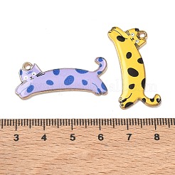 Printed Alloy Enamel Pendants&nbsp;AL-CBA1C50-02G