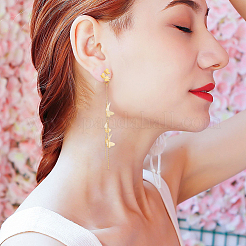 10Pcs Brass Stud Earring Findings&nbsp;KK-BBC0010-83