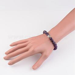 Natural Gemstone Beads Stretch Bracelets&nbsp;BJEW-JB02446