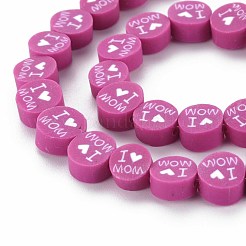Handmade Polymer Clay Bead Strands&nbsp;CLAY-S096-013C