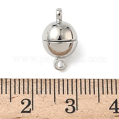 Round Brass Magnetic Clasps&nbsp;KK-B160-38P