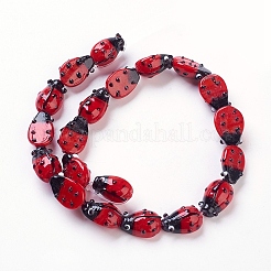 Handmade Lampwork Beads Strands&nbsp;LAMP-OC0001-08