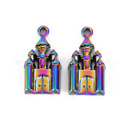 Rainbow Color Alloy Pendants&nbsp;PALLOY-S180-288-NR