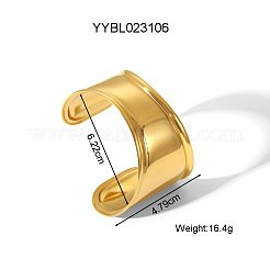 Elegant Romanesque Style 304 Stainless Steel Bangles for Women&nbsp;EC3199-1